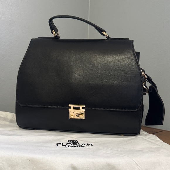 Florian London Handbags - Black Satchel Bag